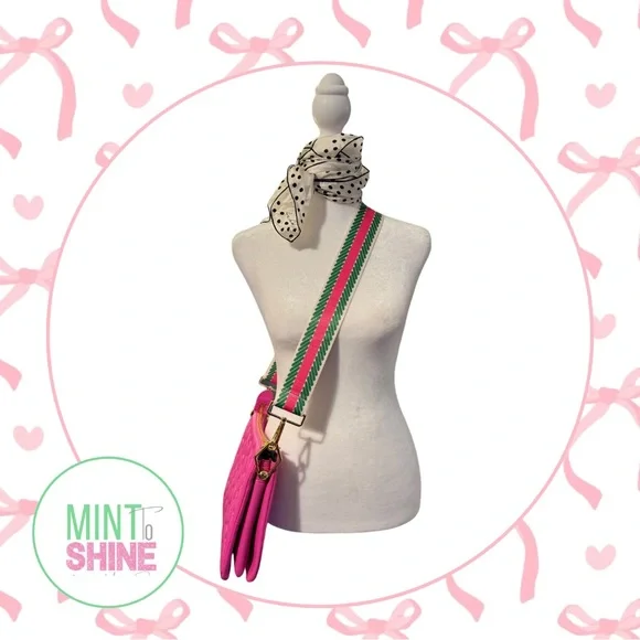 🌴🦩Lilly Pulitzer Colored Crossbody Strap 🦩🌴 - Picture 1 of 3